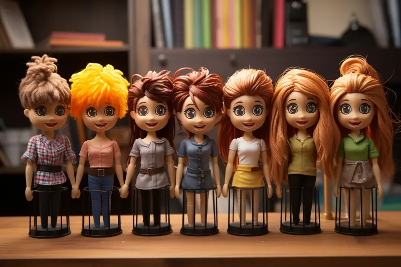 Enfants fabriquant des marionnettes chaussettes colorées sur une table de loisirs créatifs