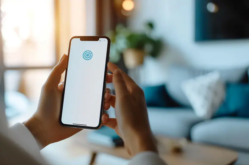 Personne transférant des contacts entre un smartphone Android et une carte SIM sur un bureau