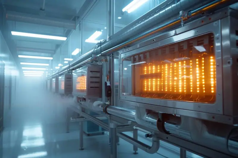 Technicien nettoyant avec précaution le filtre et l’échangeur d’une VMC double flux ouverte