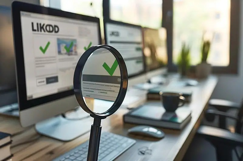 Consultant SEO analysant des backlinks et l’évolution de domaines référents sur un ordinateur
